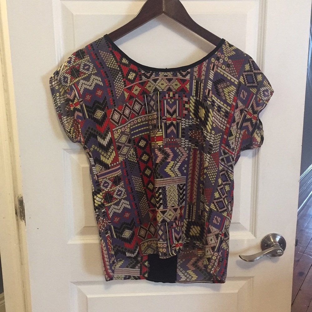 Small-Medium DEBT Funky Blouse